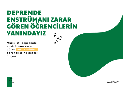 Depremzede Öğrenciler İçin Enstrüman Destek Programı