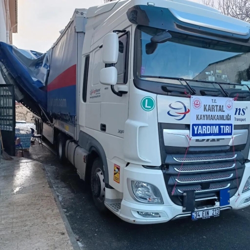 10 İli Etkileyen Afet İçin Logitrans Lojistik Tırları Deprem Bölgesinde!