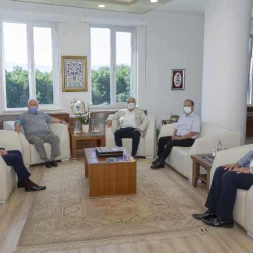 YENKAV’ dan Rektör Alişarlı’ya Taziye Ziyareti