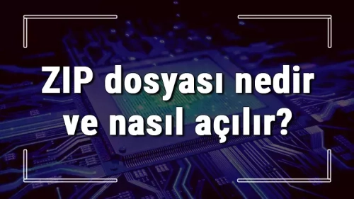 Zip Dosyası Yapma