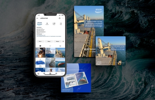 Golda Marine - Sosyal Medya Konsept Tasarımı