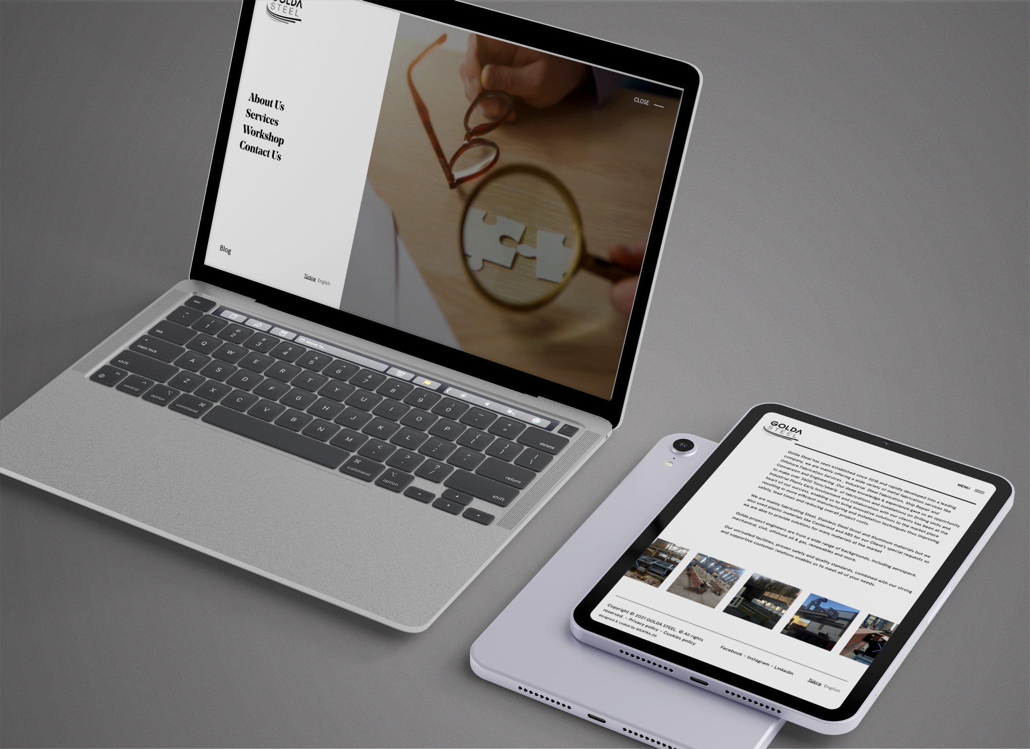 Golda Steel Web Sitesi