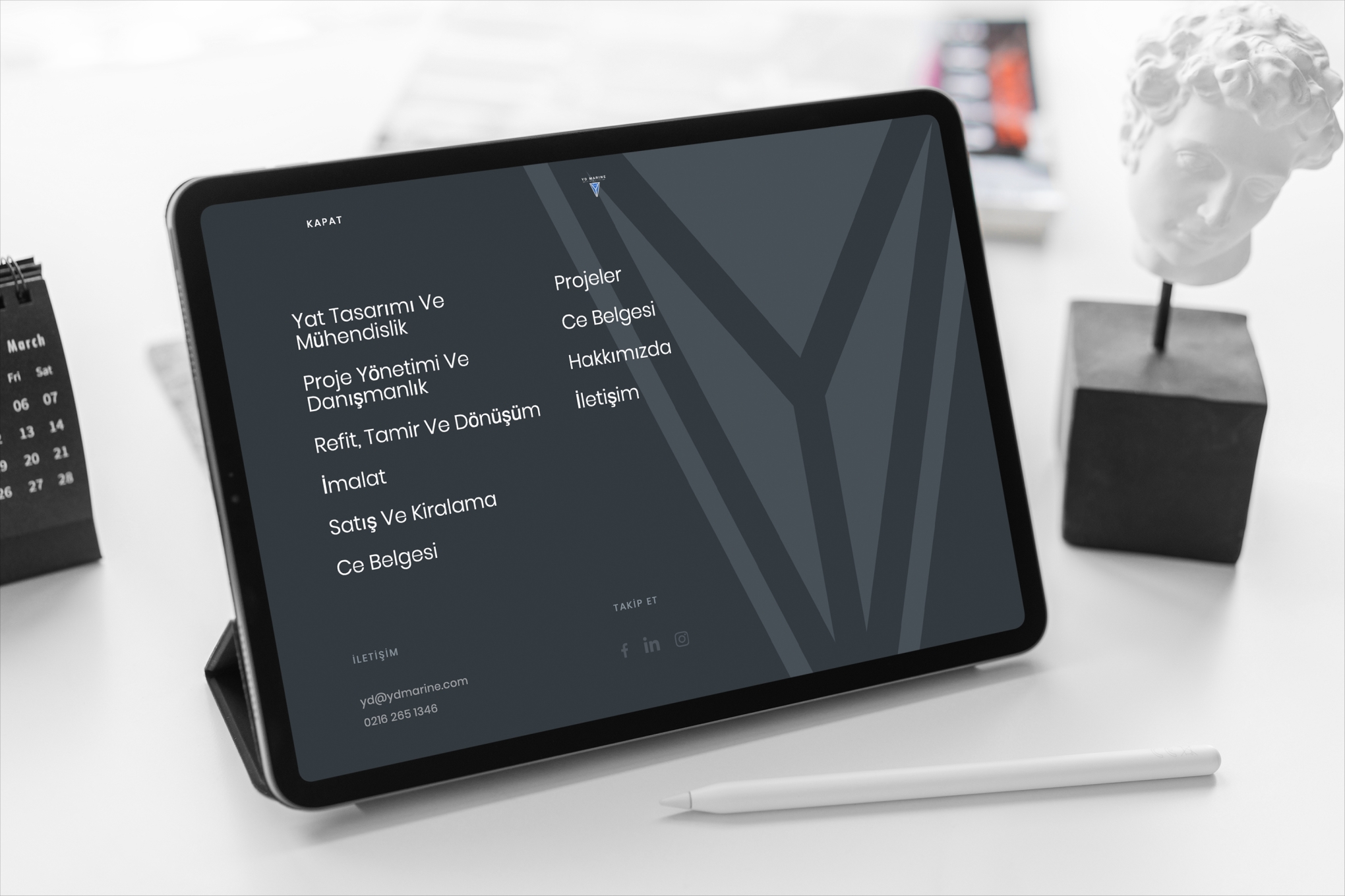 YD Marine Web Sitesi