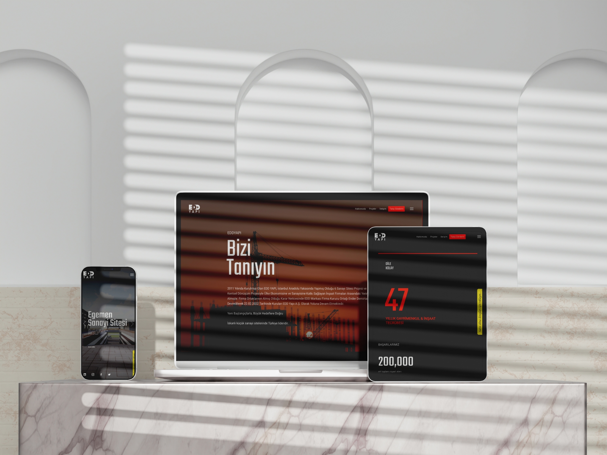 EDD Yapı Web Sitesi