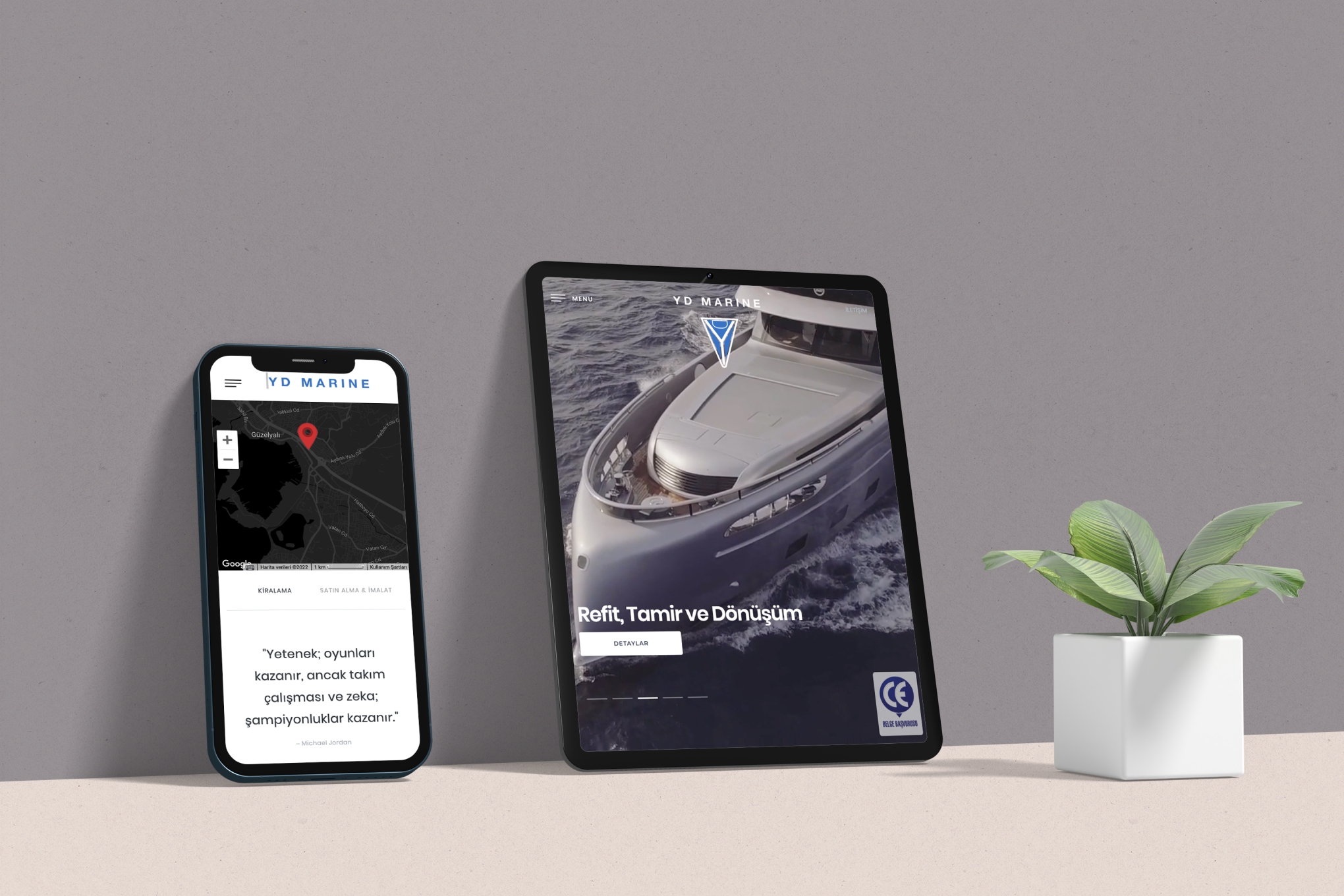 YD Marine Web Sitesi