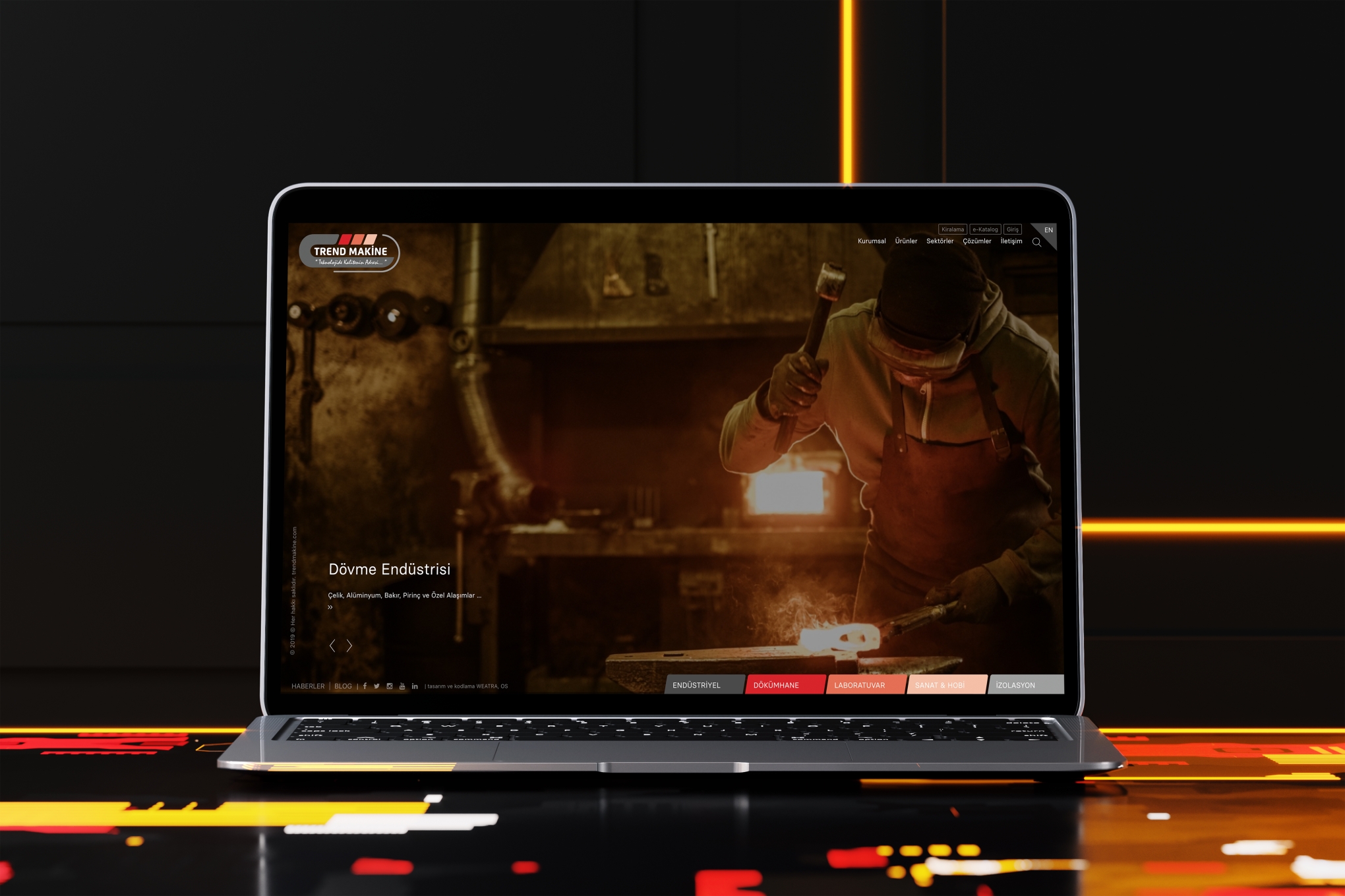 Trend Makine Web Sitesi