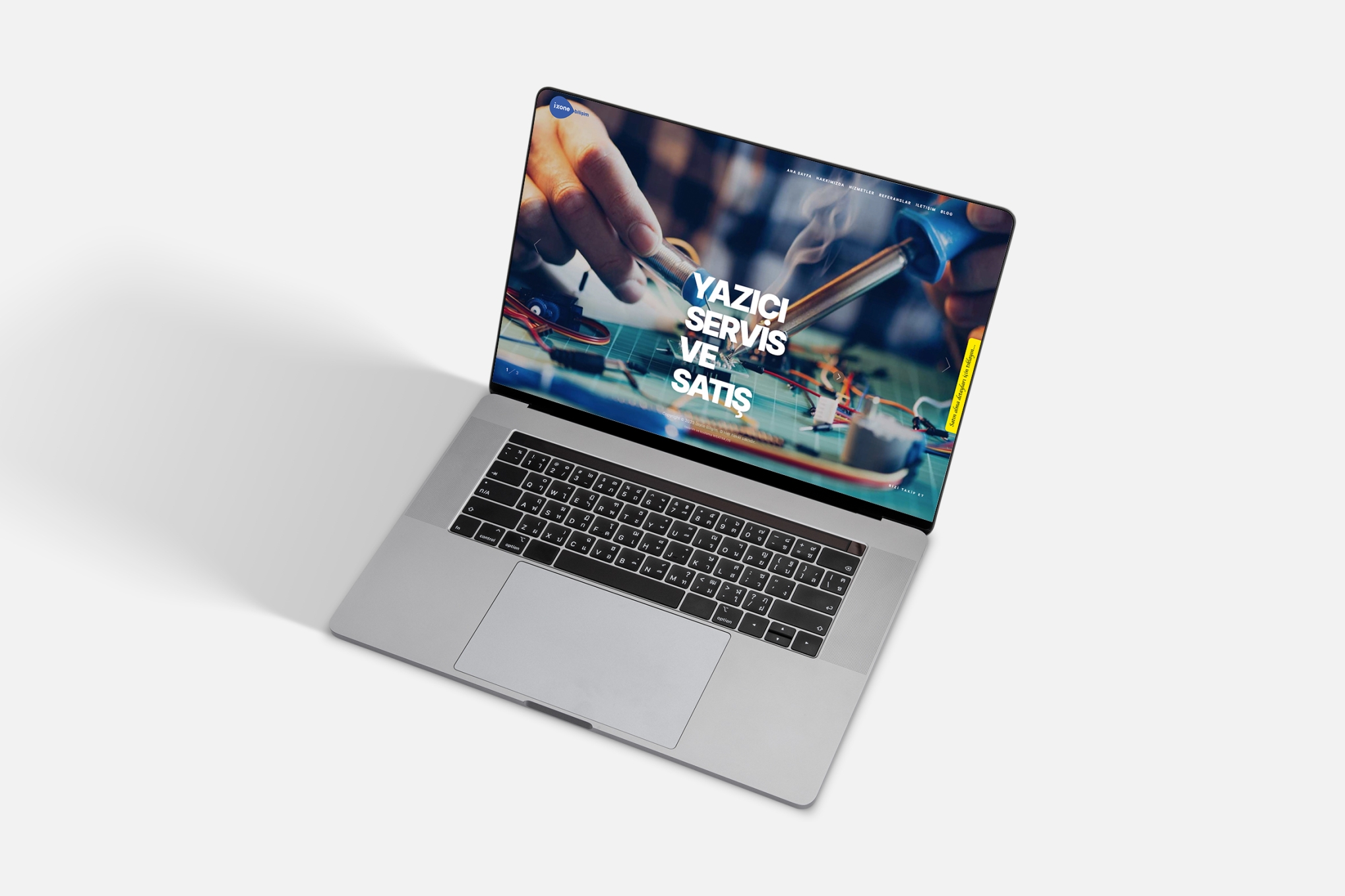 Izone Bilişim Web Sitesi