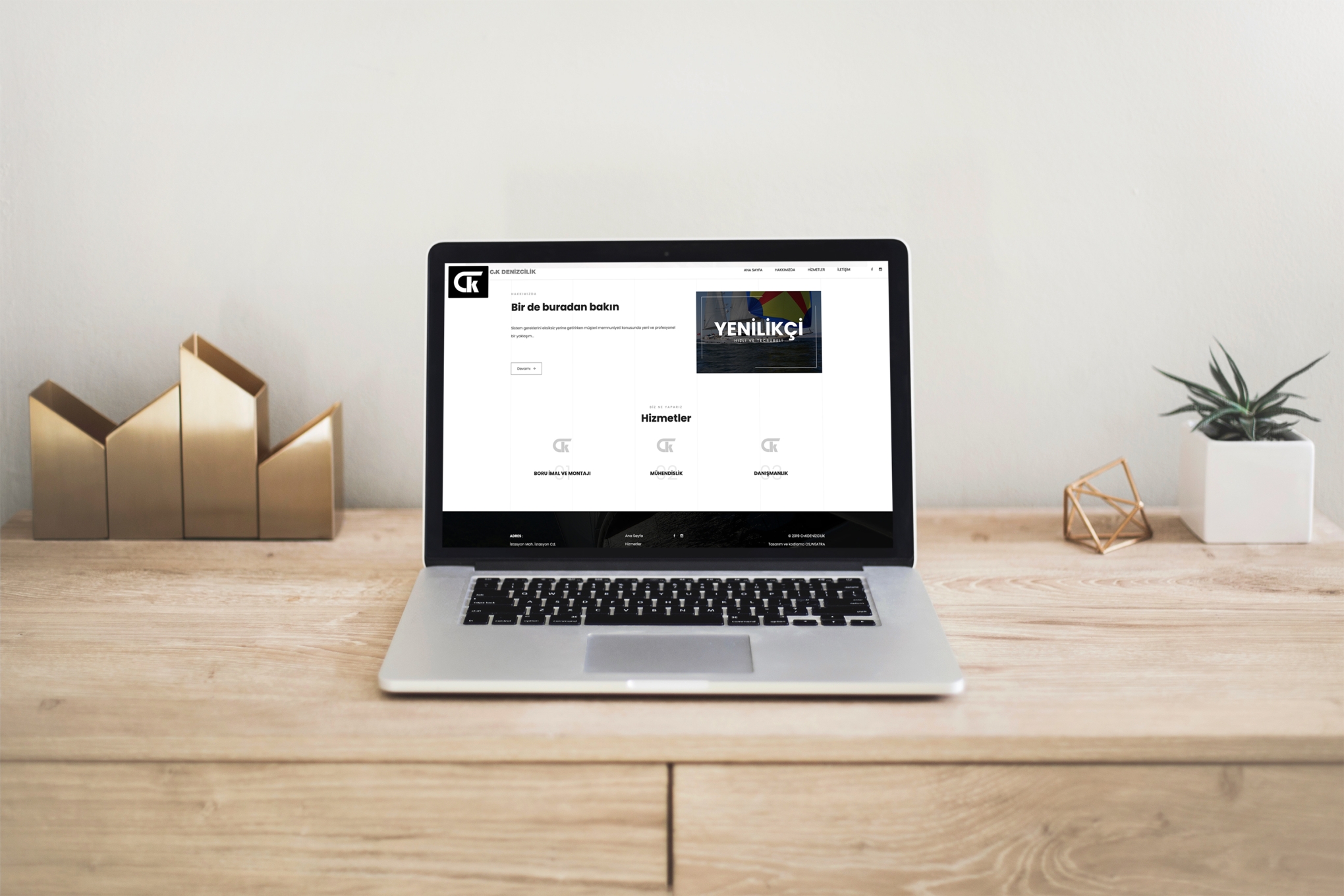CVK Denizcilik Web Sitesi