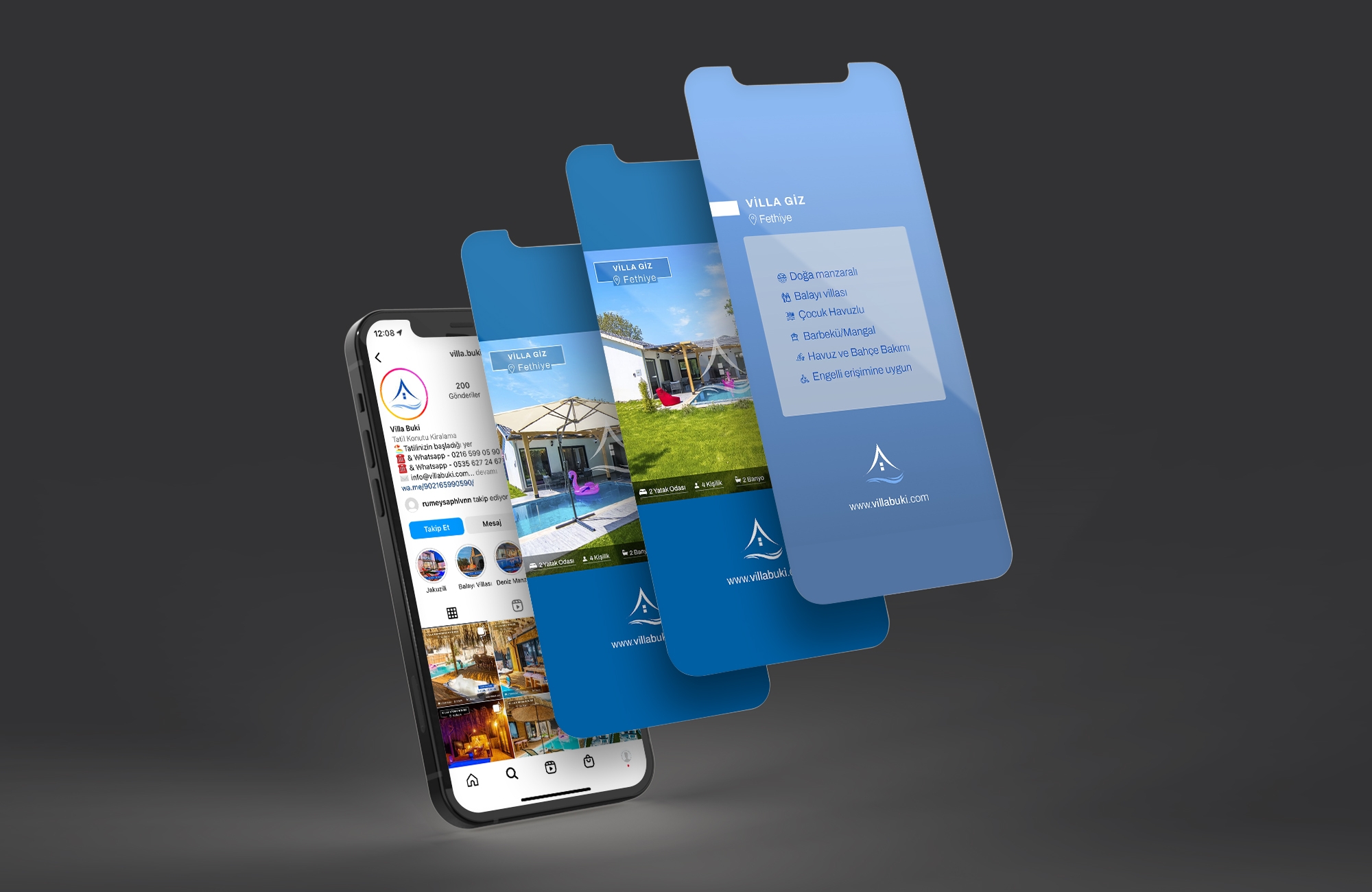 Villabuki Sosyal Medya Konsept Tasarımı