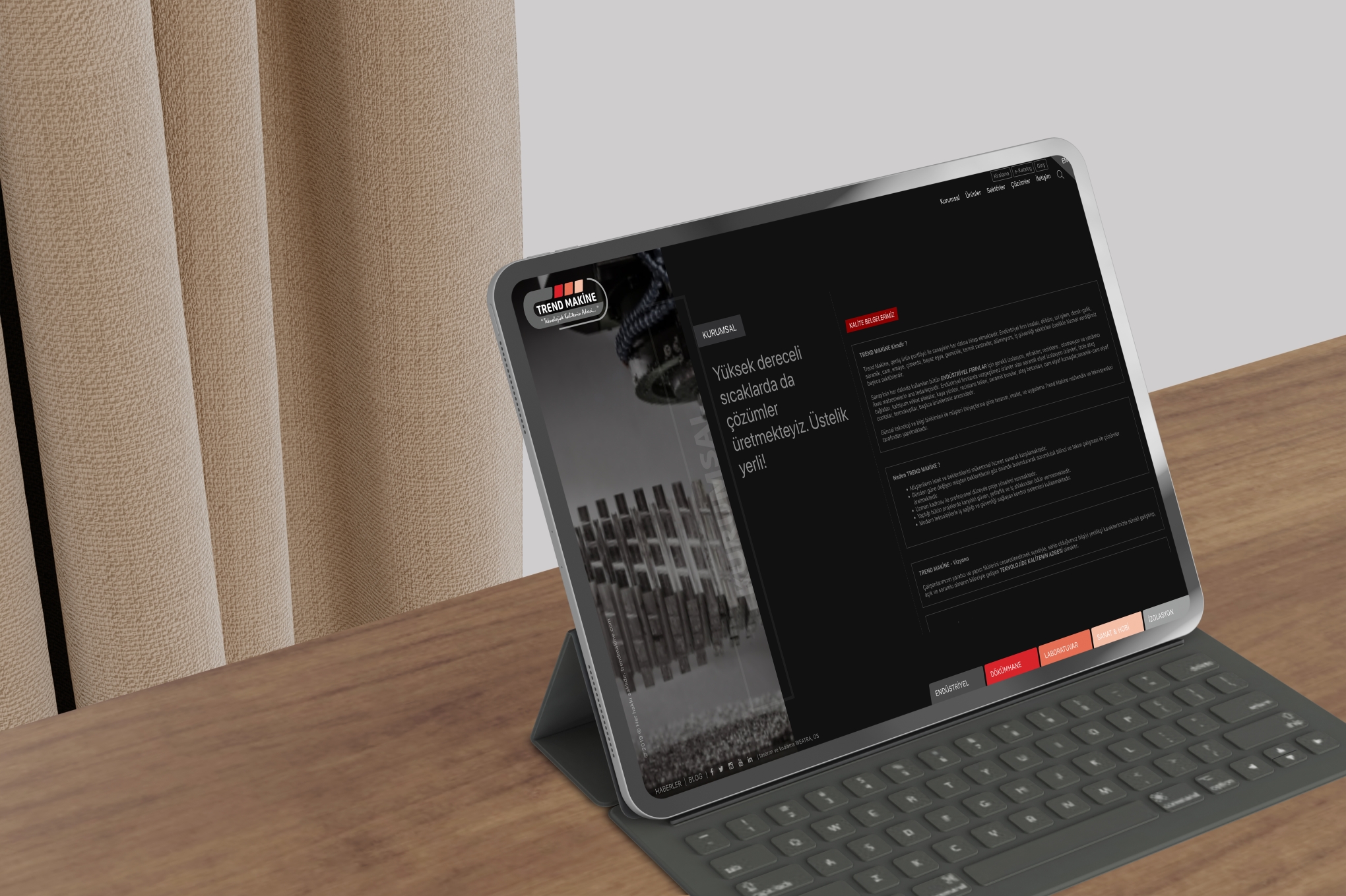 Trend Makine Web Sitesi