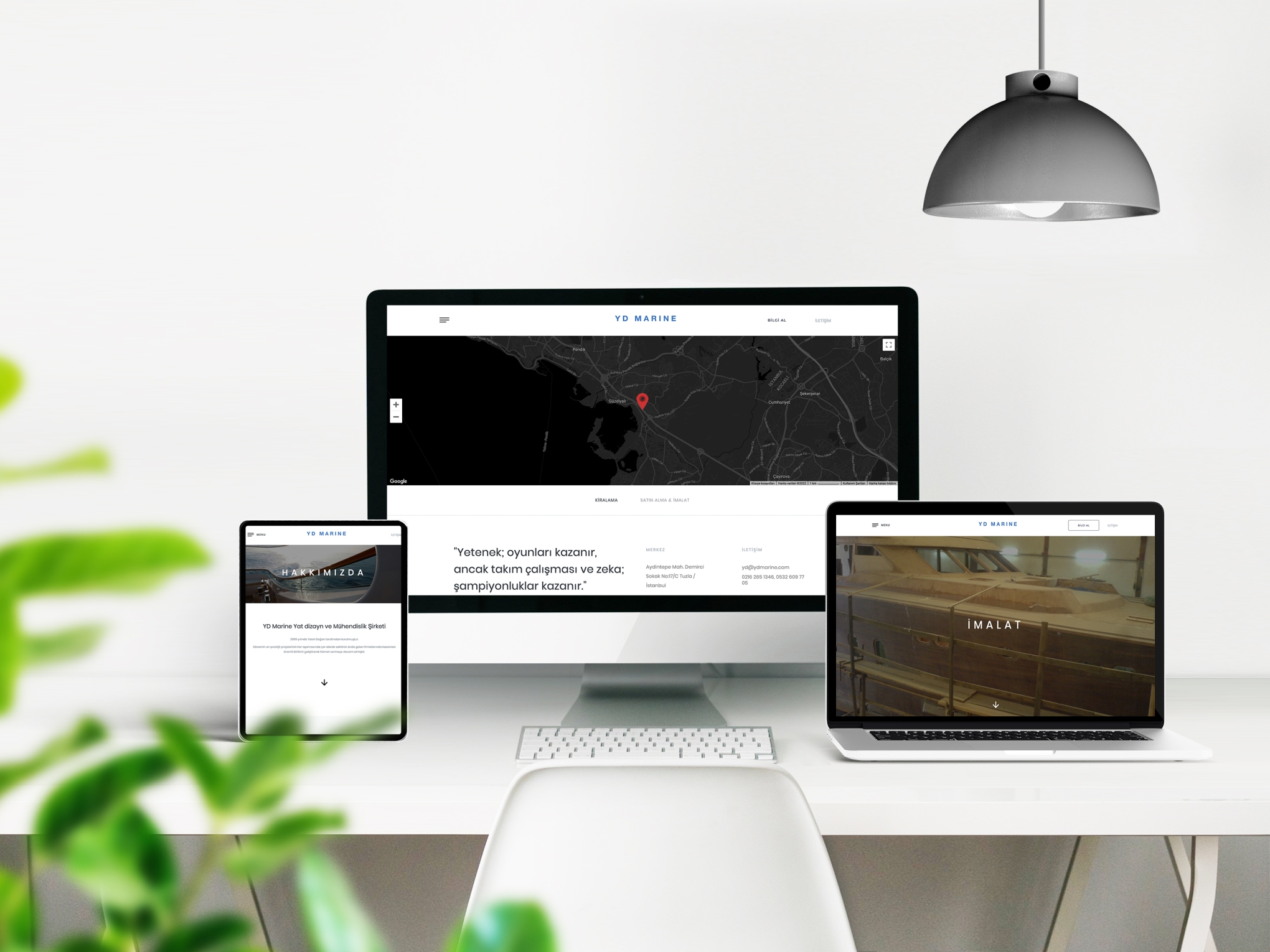 YD Marine Web Sitesi