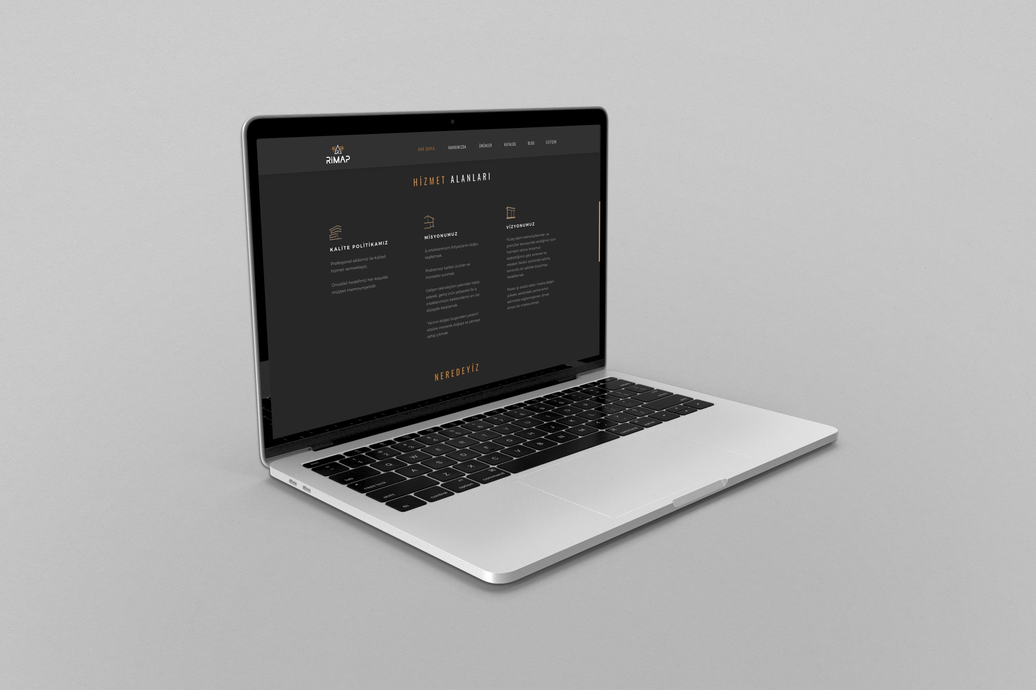 Rimap Makina Web Sitesi