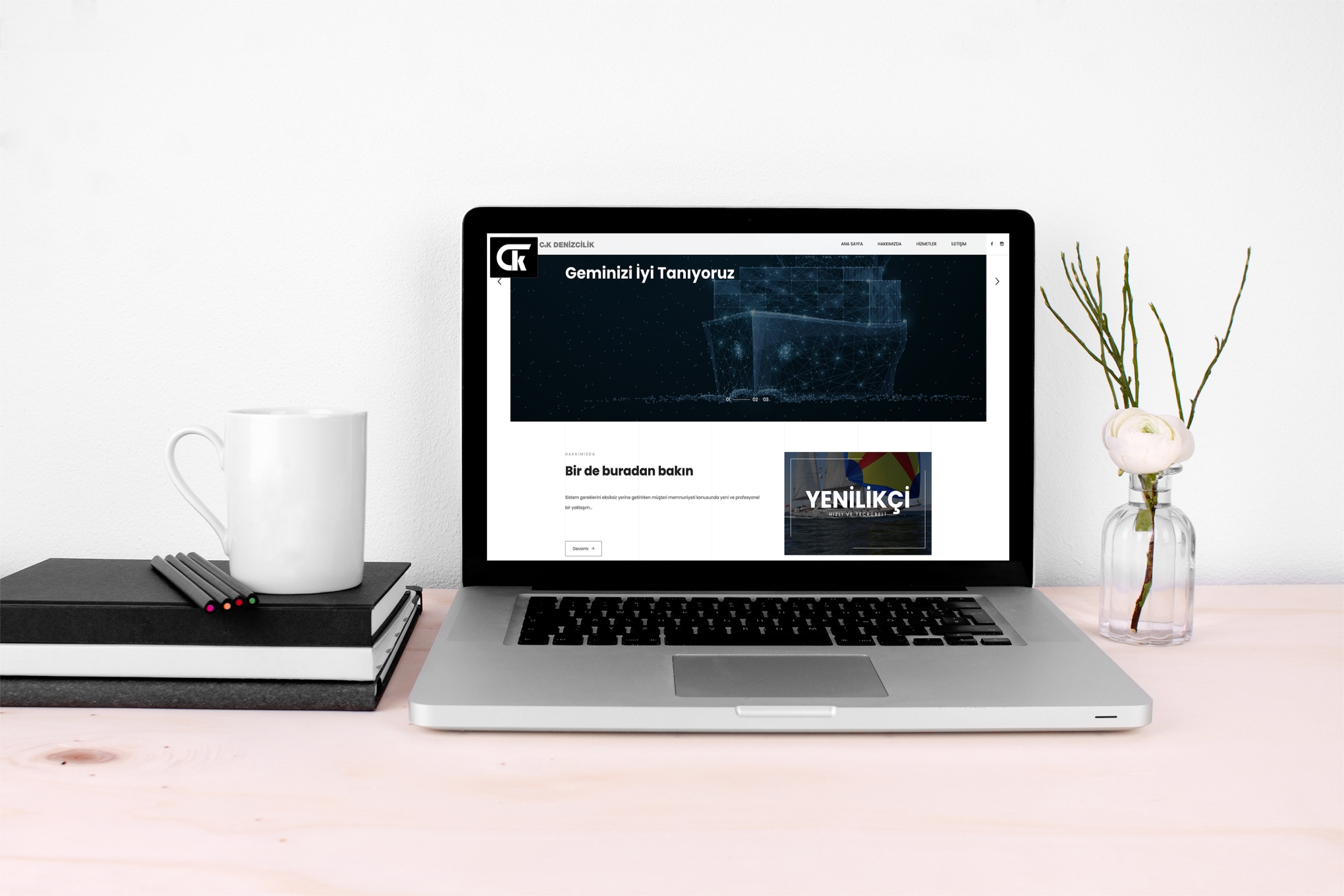 CVK Denizcilik Web Sitesi