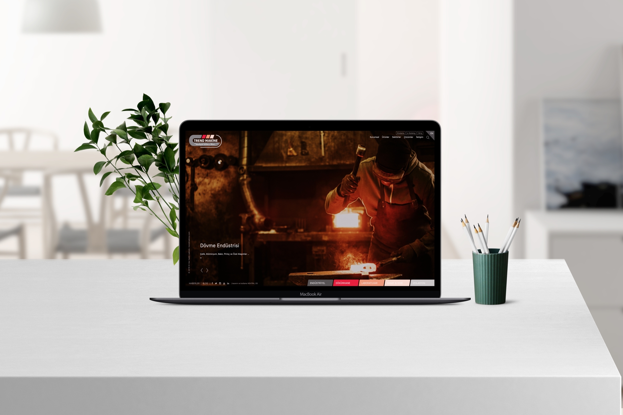 Trend Makine Web Sitesi