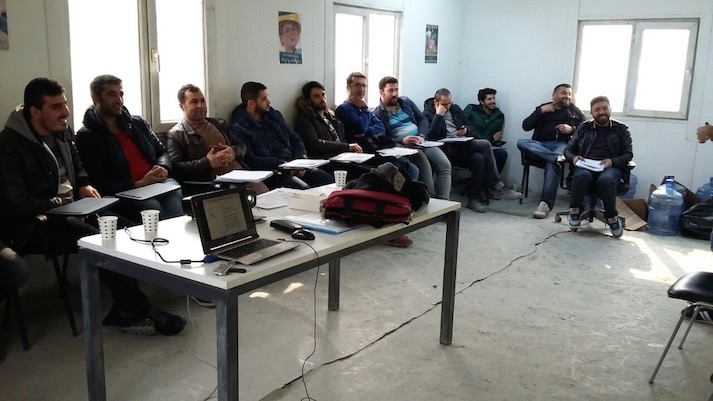 3. Havalimanı Şantiyesinde MNG Tesisat İlk Yardım Eğitimleri Devam Ediyor