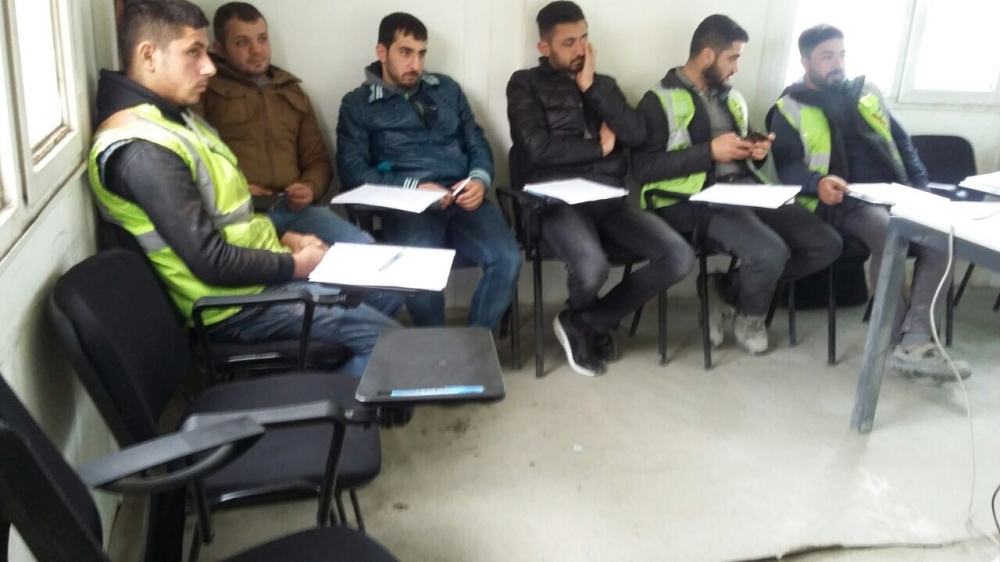BAŞARAN İNŞAAT MİNA TOWERS PROJESİNDE İLKYARDIM EĞİTİMİNDEYİZ
