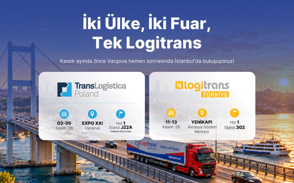Logitrans, Kasım Ayında İki Önemli Lojistik Fuarında Yerini Alıyor
